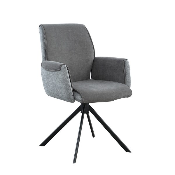 Global Furniture USA Grey Swivel Dining Chair