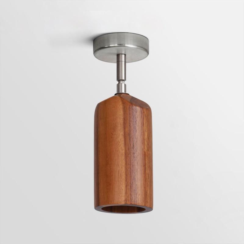 Wood Track Ceiling Lamp