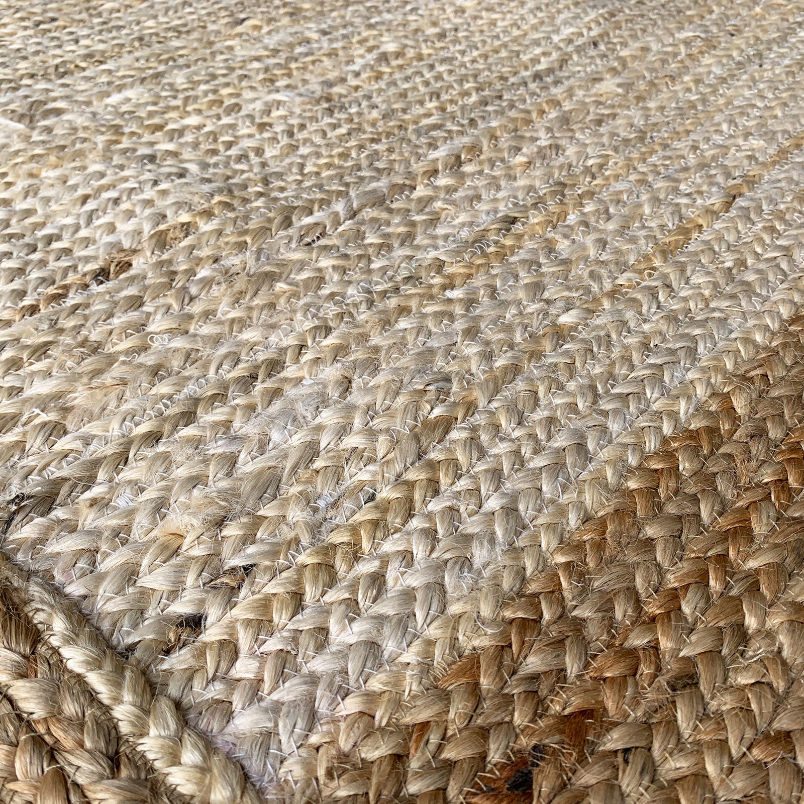 90X300 Cm Braided Handmade Jute Rug Braided-001-Long