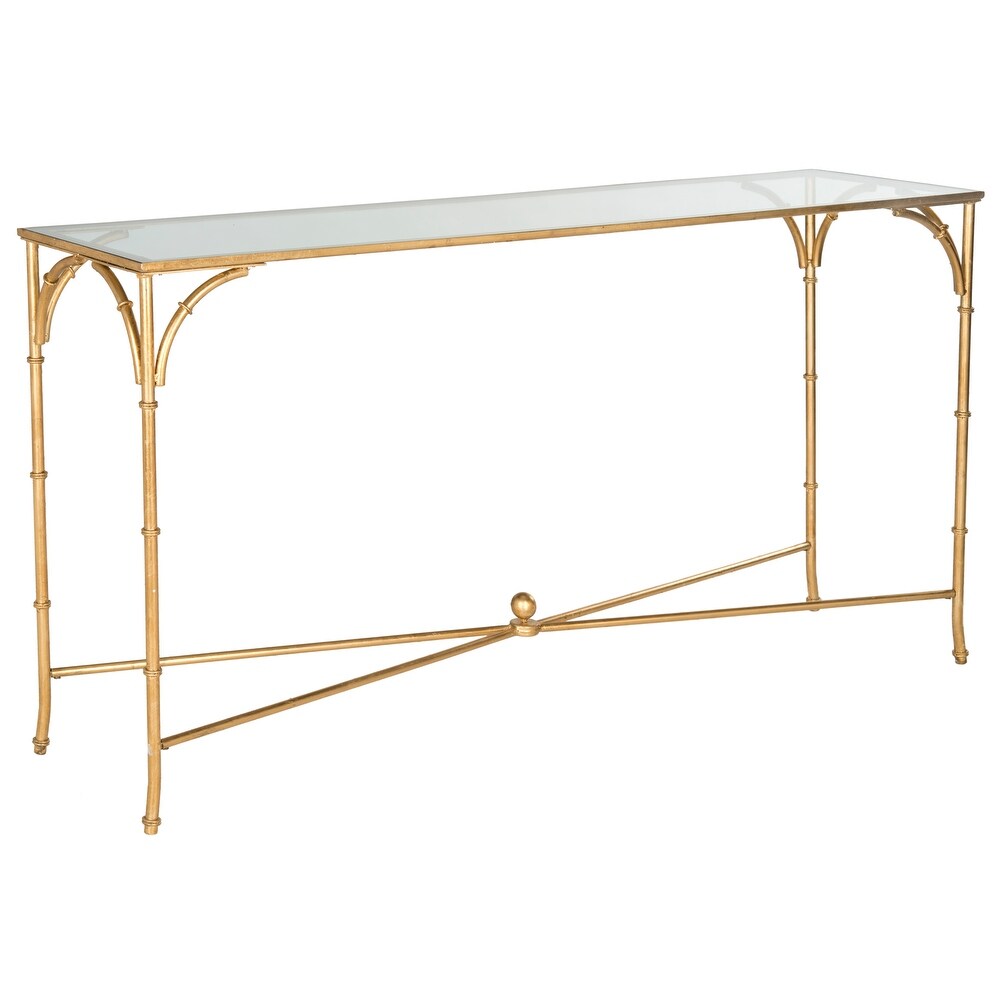 SAFAVIEH Maurice Gold Console Table   63\