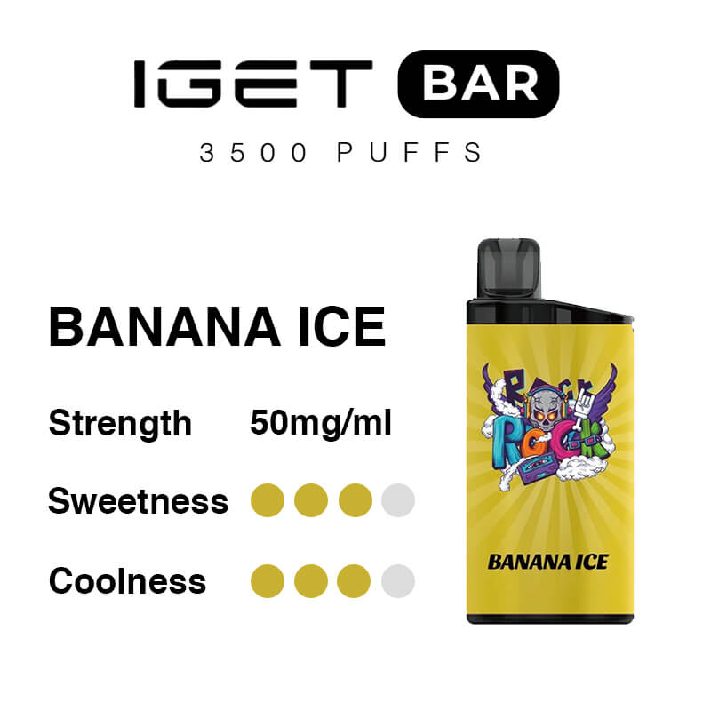 Banana Ice – IGET Bar 3500 Puffs