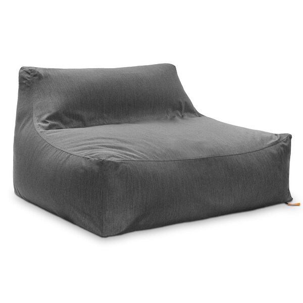 Jaxx Lavista Outdoor Bean Bag Loveseat / Modern Patio Sofa