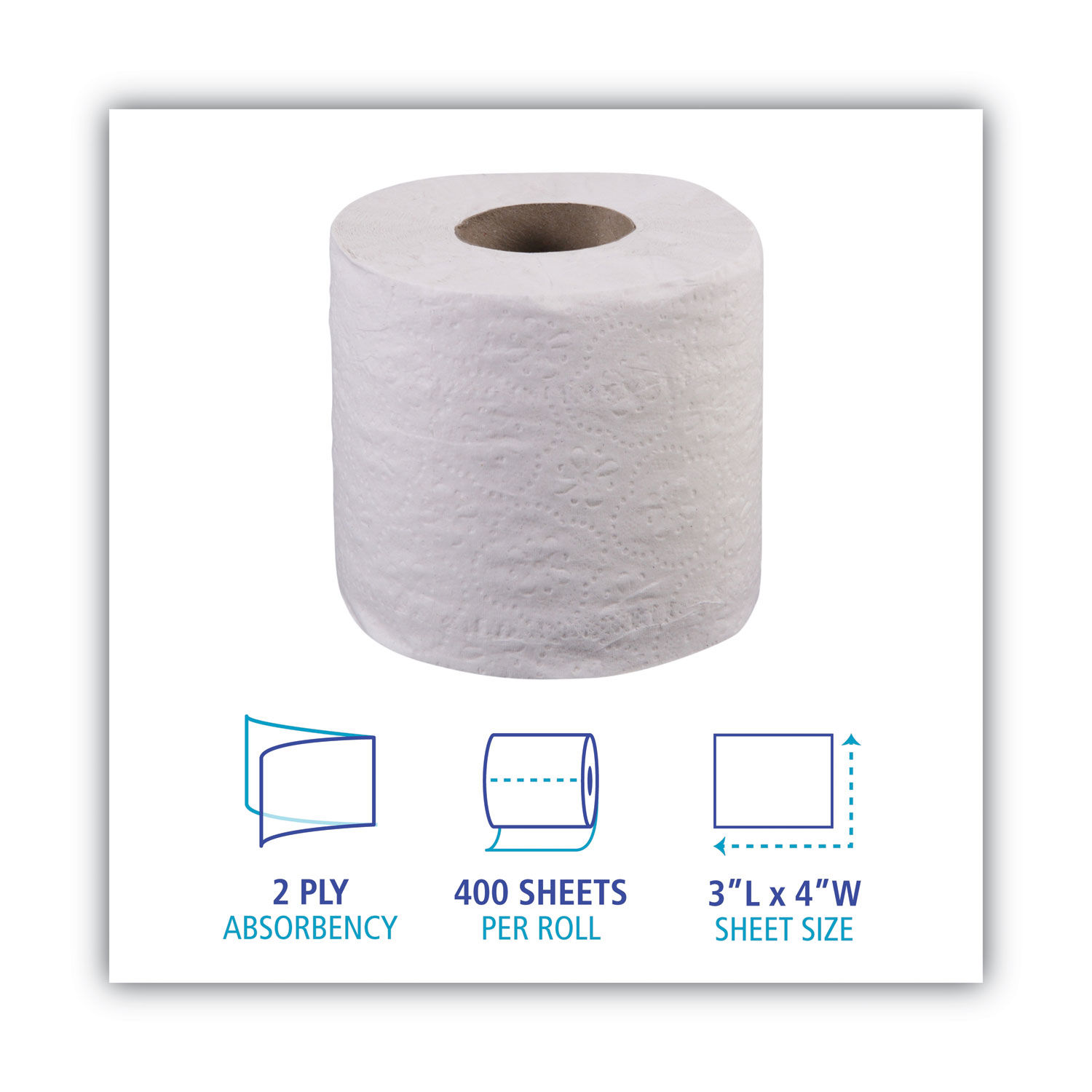 2-Ply Toilet Tissue by Boardwalkandreg; BWK6144