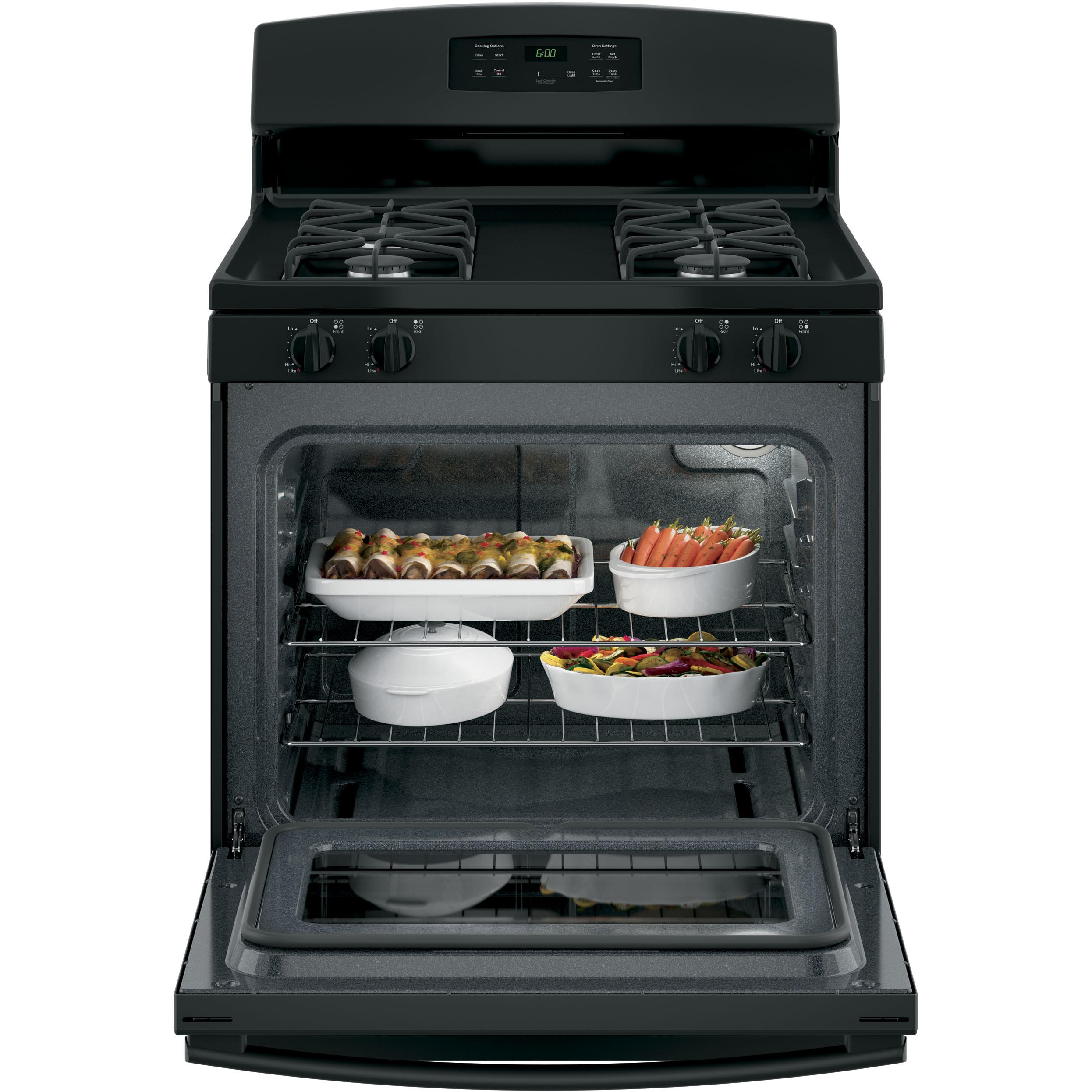 GE 30-inch Freestanding Gas Range JCGBS60DEKBB