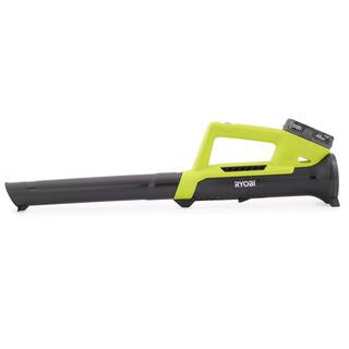 RYOBI ONE+ 18V 90 MPH 200 CFM Cordless Battery Leaf BlowerSweeper with 2.0 Ah Battery and Charger P2190