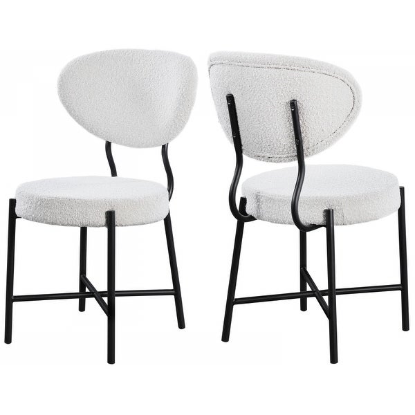 Allure Boucle Fabric Dining Chair