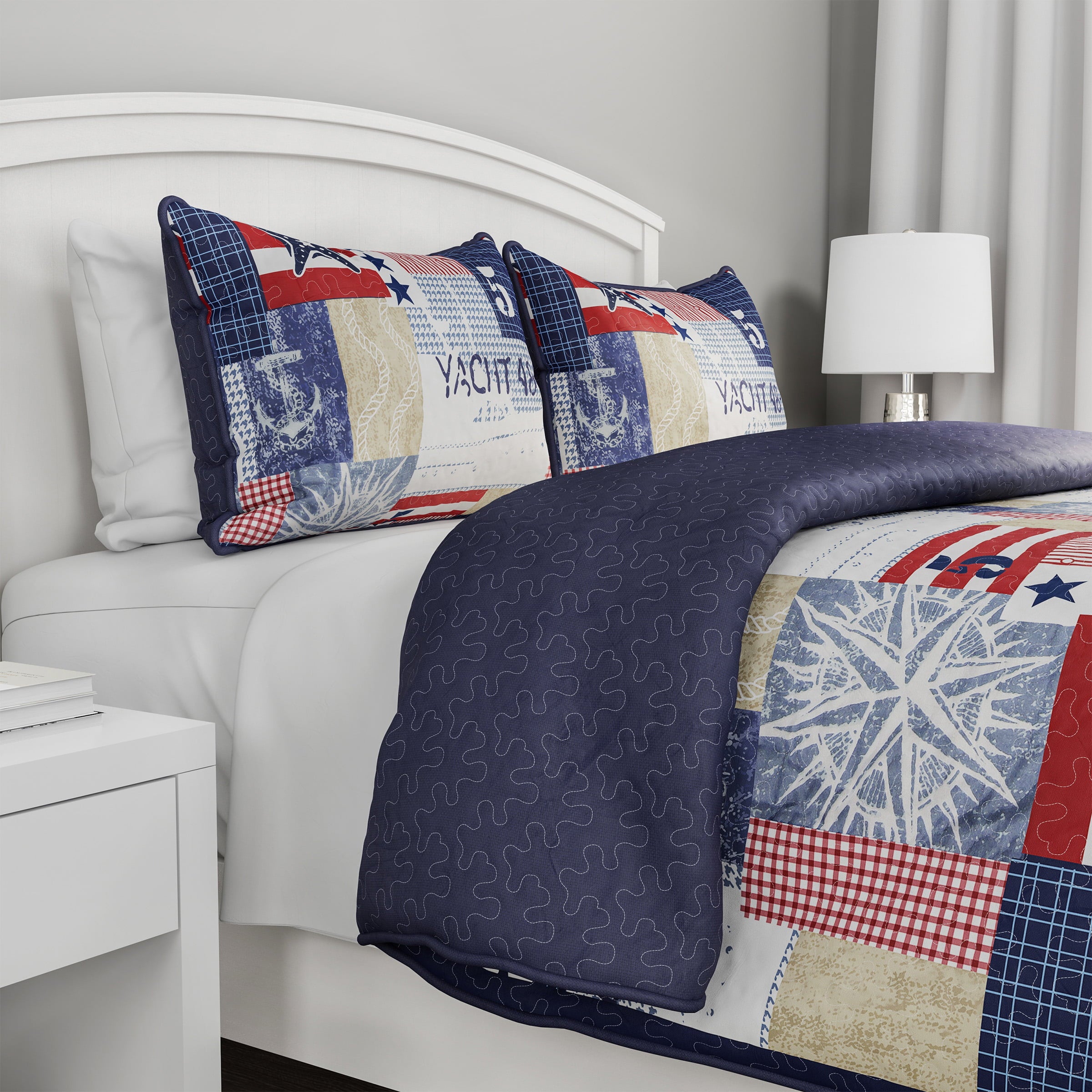 Somerset Home Quilt Set， Full/Queen， Multicolor， 3 Piece