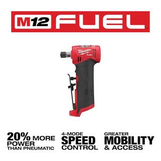 MW M12 FUEL 12V Lithium-Ion Brushless Cordless 14 in. Right Angle Die Grinder (Tool-Only) 2485-20