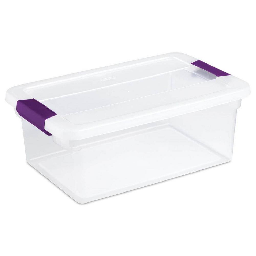 Sterilite 15 Qt. ClearView Latch Box Plastic Storage Container (36-Pack) 36 x 17531712