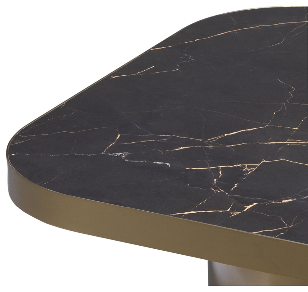 Ceramic Marble Side Table  Eichholtz Proximity   Contemporary   Side Tables And End Tables   by Oroa   Distinctive Furniture  Houzz