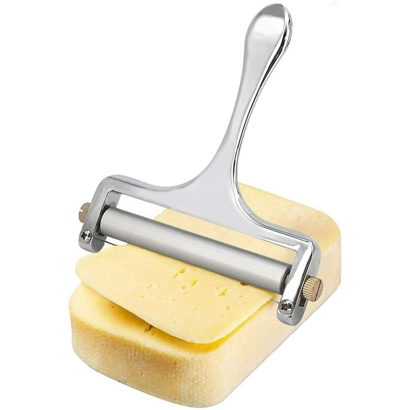 Adjustable Stainless Steel Cheese Slicer For Perfect Thickness