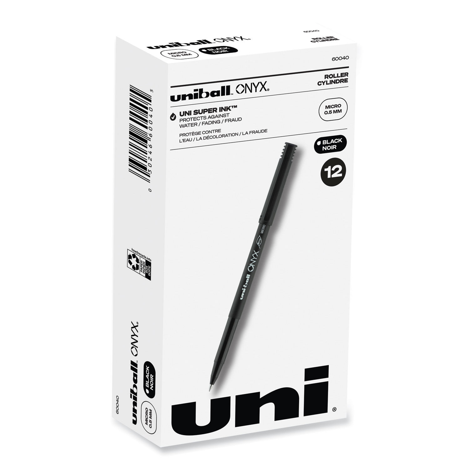 ONYX Roller Ball Pen by uni-ballandreg; UBC60040