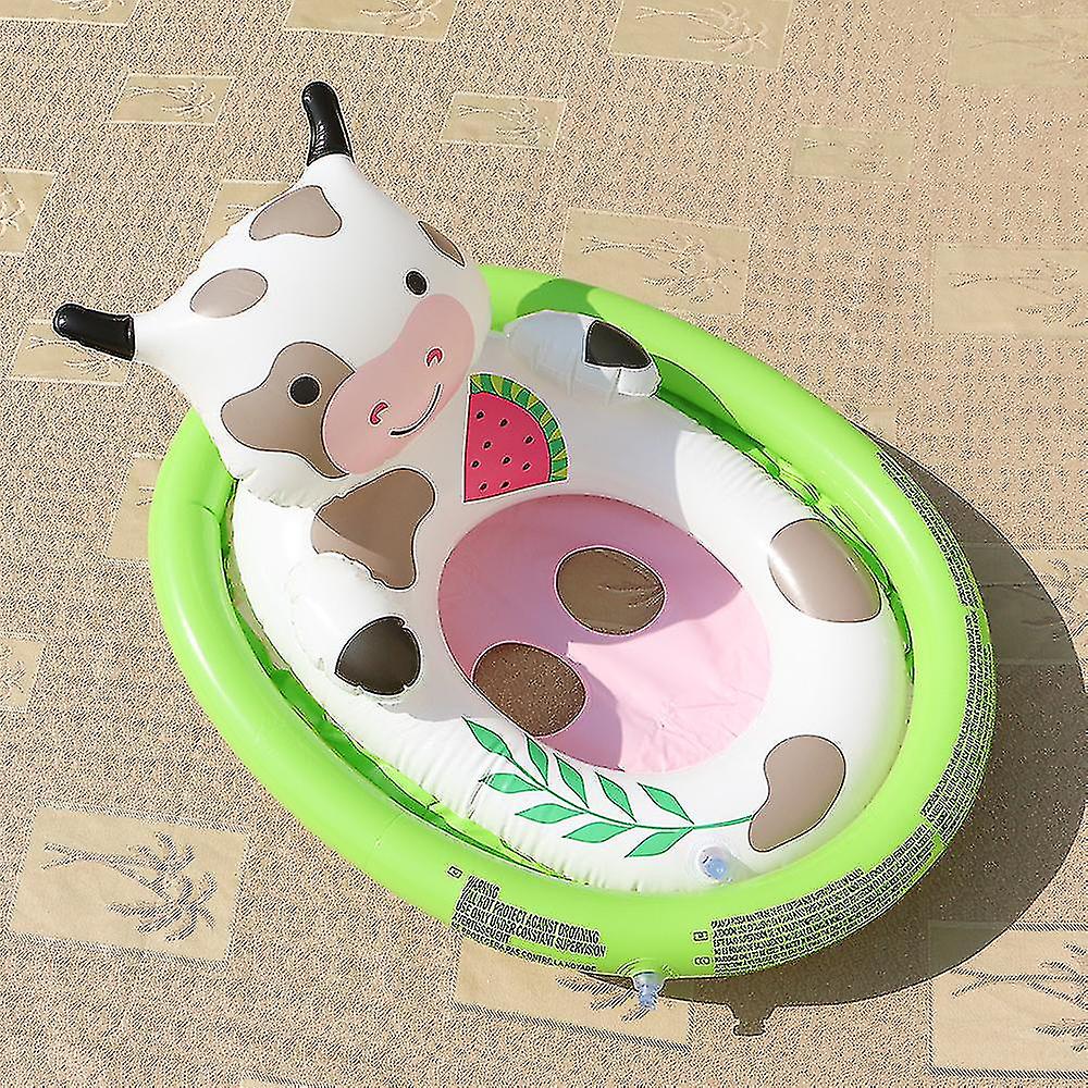 Inflatable Swimming Ring Cow Seat Child Water Swimming Seat For Children