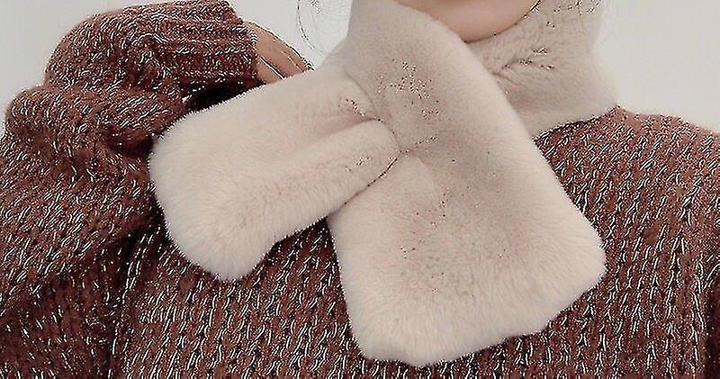 Women's Fall Winter Scarf Heating Warm Neck Gaiters Scarf Female