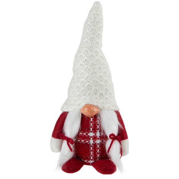 Red And White Nordic Girl Gnome Christmas Decoration