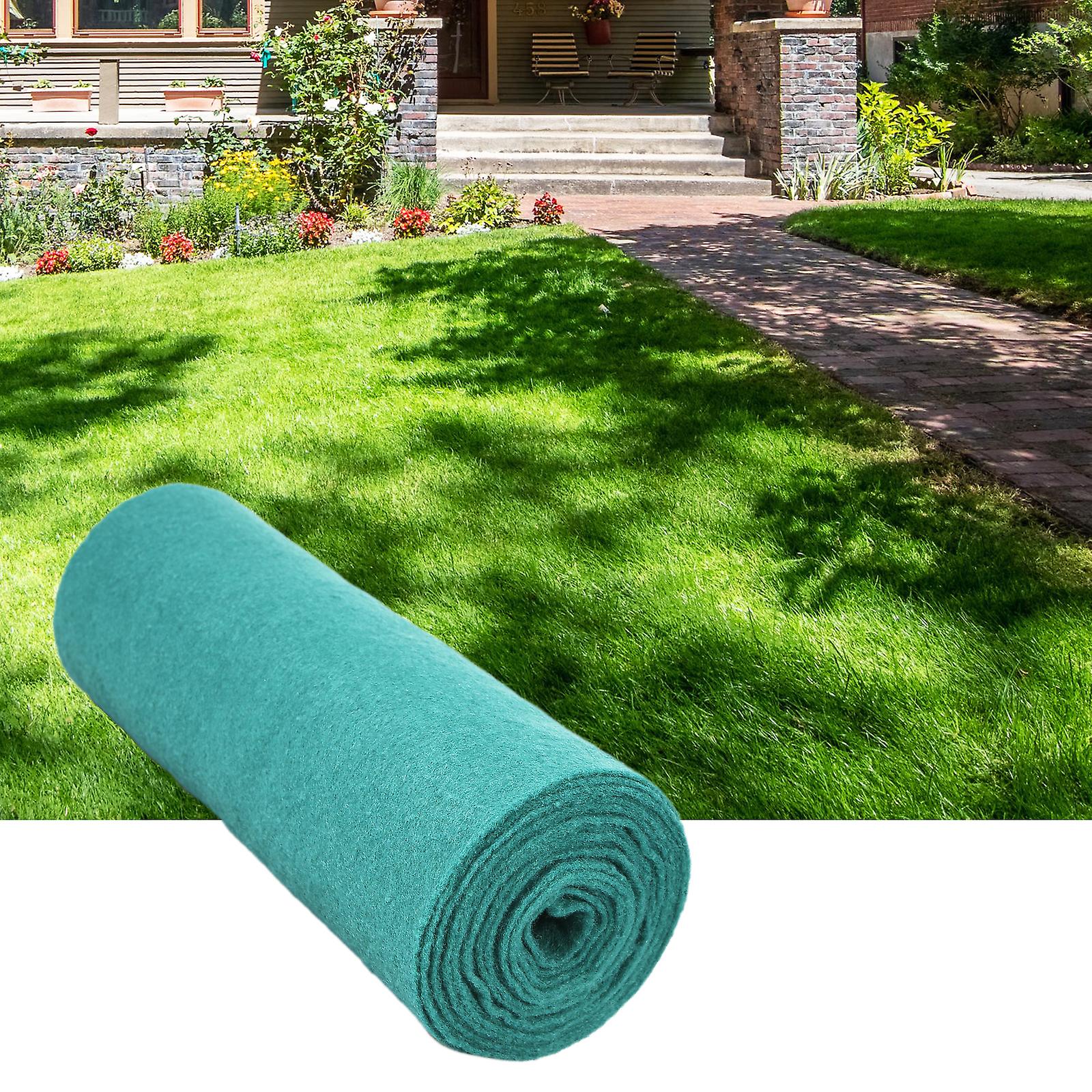 Biodegradable Grass Seed Mat Straw Mat Fertilizer Garden Picnic Lawn Backyard Planting Grow  300cm