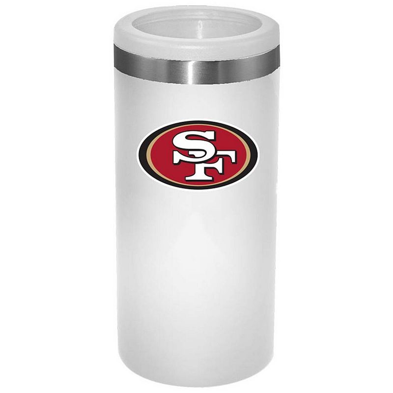 San Francisco 49ers Team Logo 12oz. Slim Can Holder