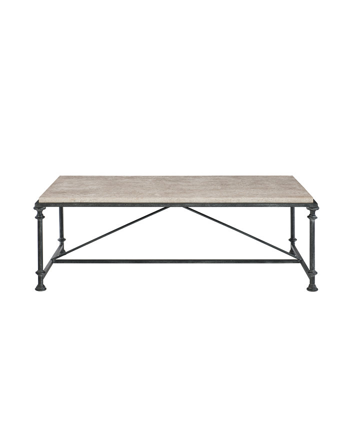 Bernhardt Galesbury Rectangular Metal Cocktail Table