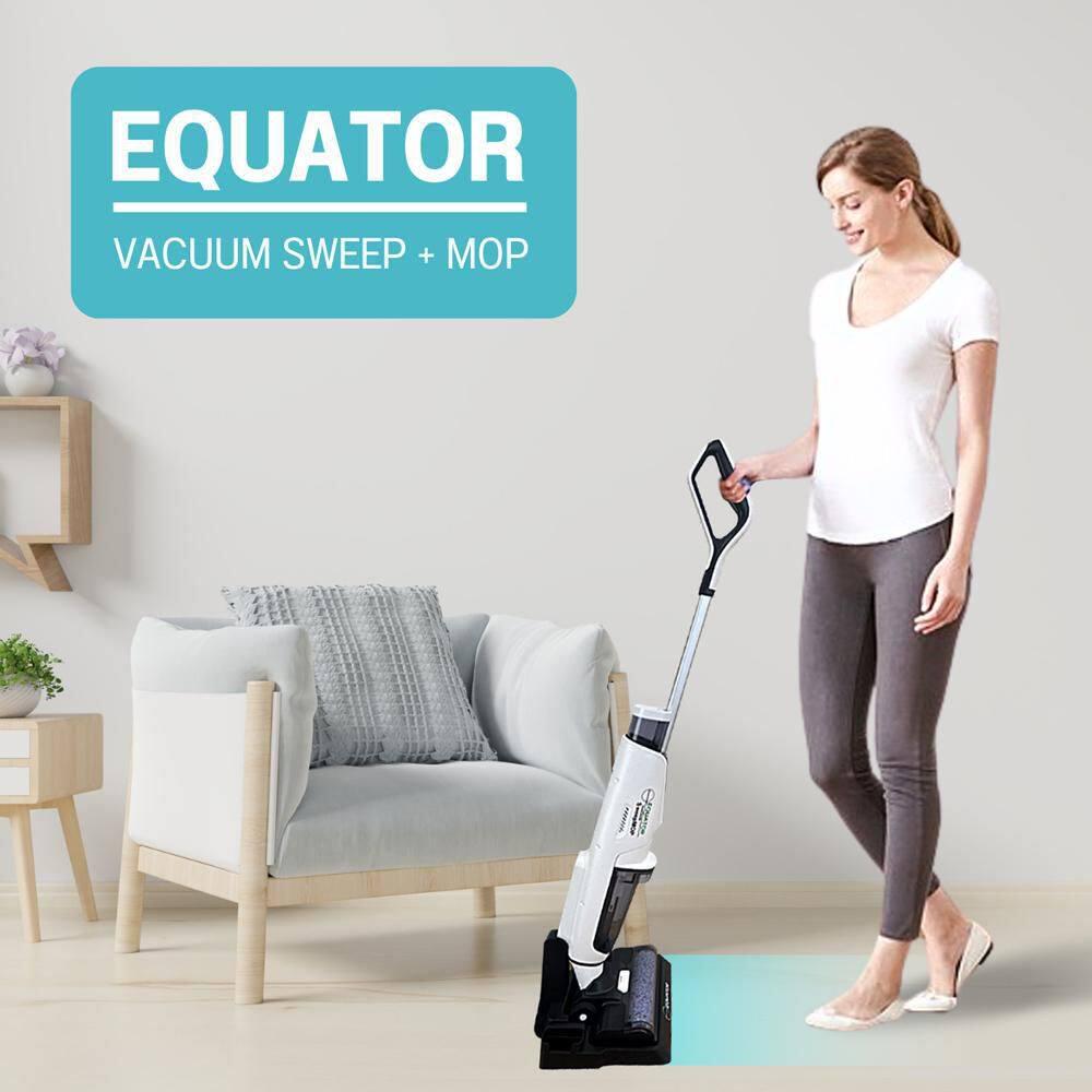 Equator Cordless SelfCleaning WetDry Vacuum Sweep Mop for Hard floors and Carpets with Voice Prompt