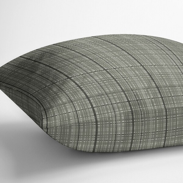 WOVEN GREEN Indoor|Outdoor Pillow By Kavka Designs