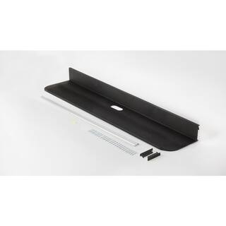 SIMPLE MOUNT 6.125 in. D x 34 in. Black Reversible No Stud Sound Bar Shelf LSBS-34K