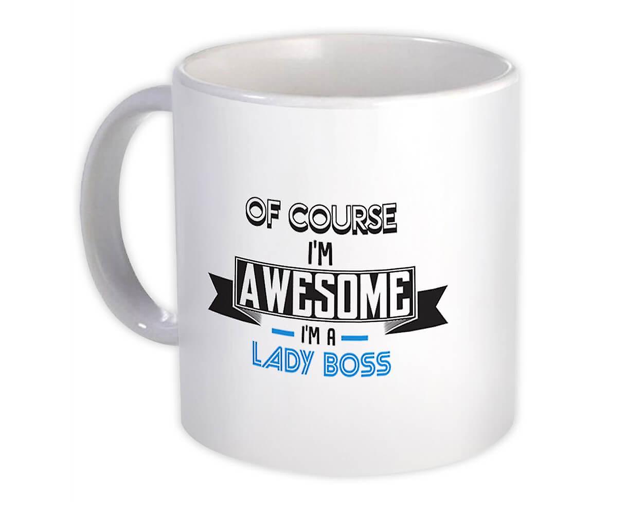 Gift Mug: Awesome LADY BOSS Family