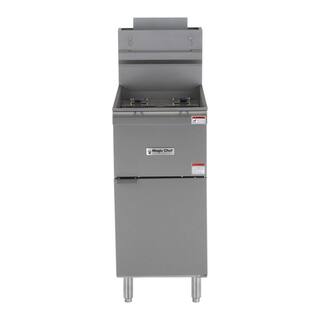 Magic Chef 20 Qt. Stainless Steel Commercial Propane Gas Fryer MCCGF40A-P