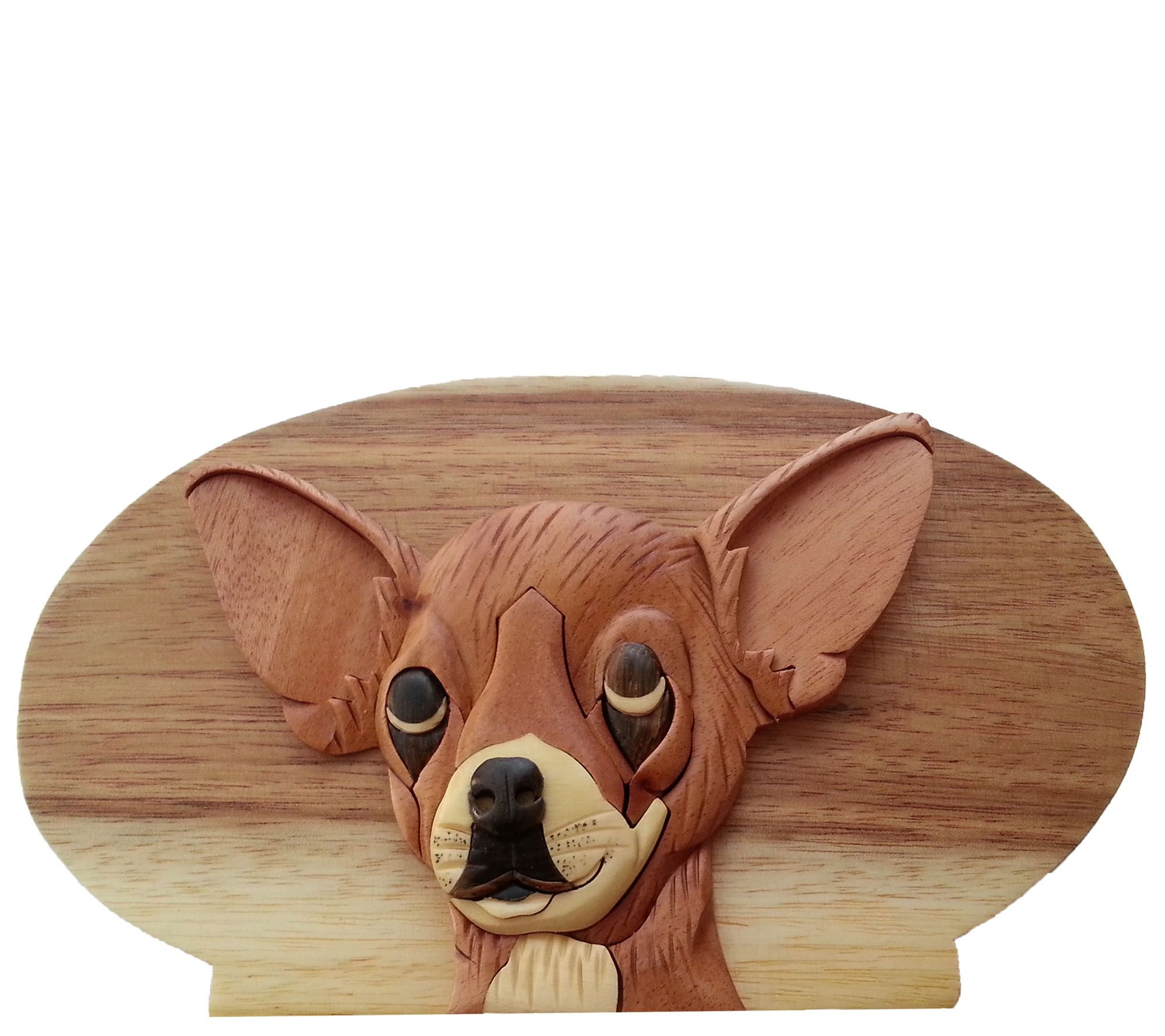 Carver Dan's Chihuahua Puzzle Box with Magnet Closures