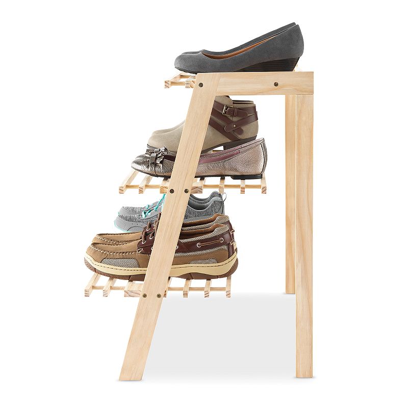 Whitmor Wood Shoe Shelves