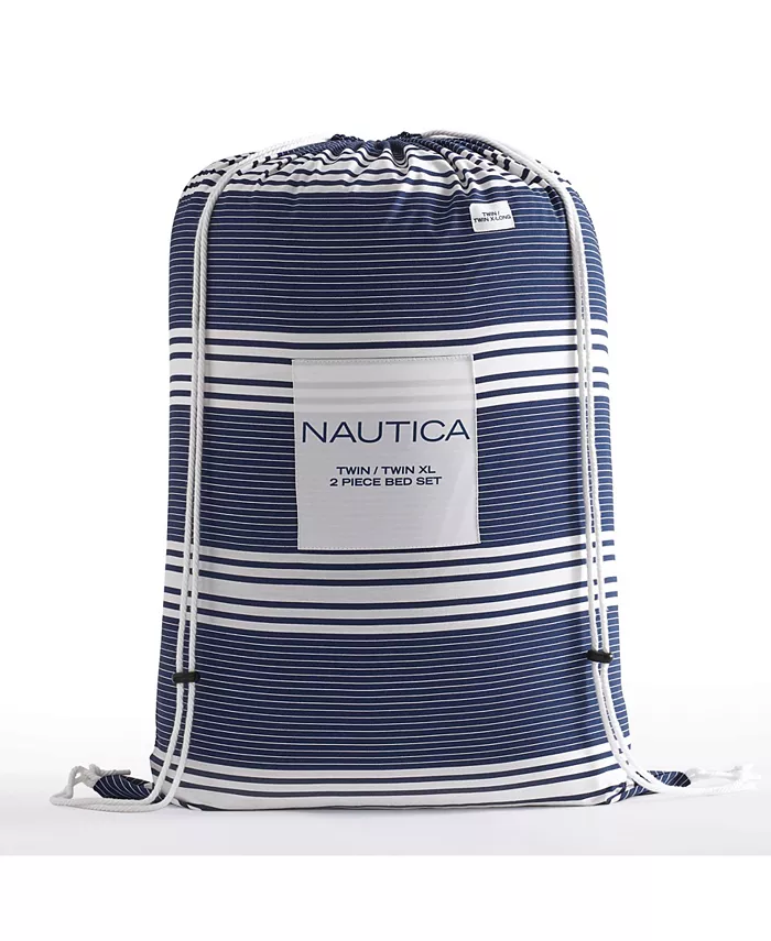 Nautica Craver Reversible 2-Piece Duvet Cover Set， Twin