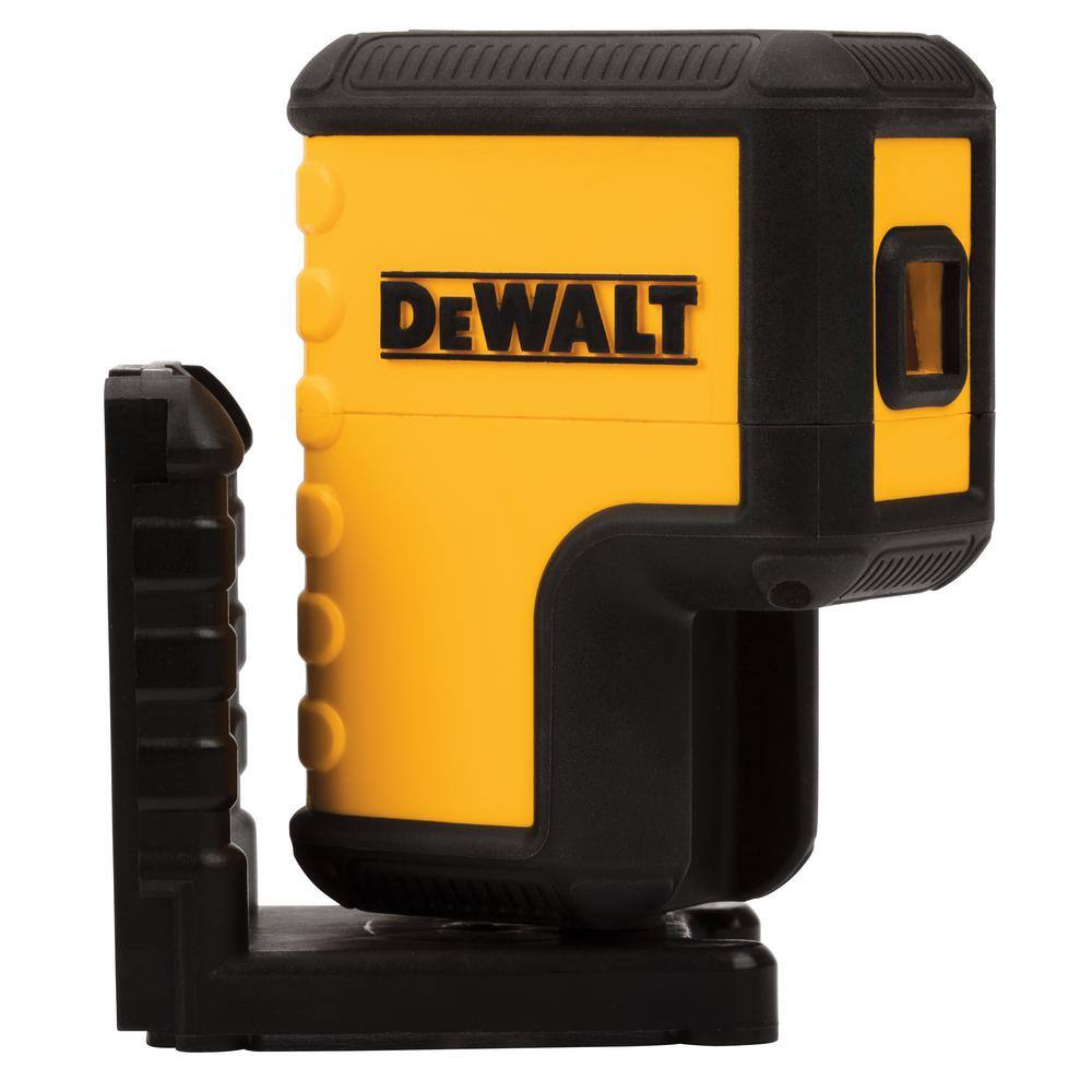 DW 120 ft. Green Self-Leveling 3-Spot Laser Level Kit and 65 ft. Laser Distance Measurer with Two AA Batteries and Case DW08302CGWDW065