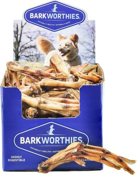 Barkworthies Duck Feet Dog Treats