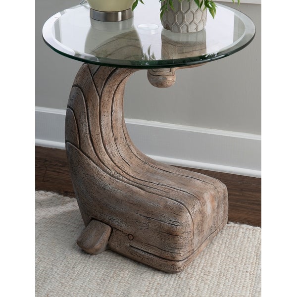 Powell Winifred Whale Side Table Driftwood