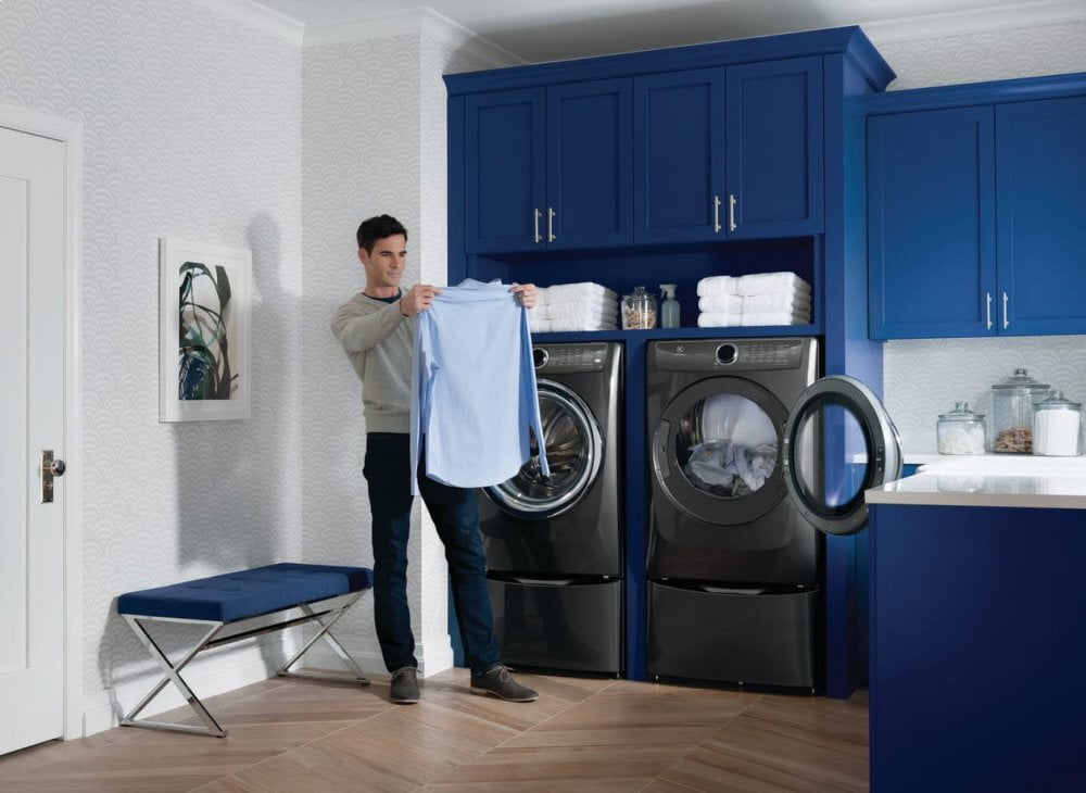 Electrolux EFME527UTT Front Load Perfect Steam™ Electric Dryer With Luxcare® Dry And Instant Refresh - 8.0 Cu. Ft.