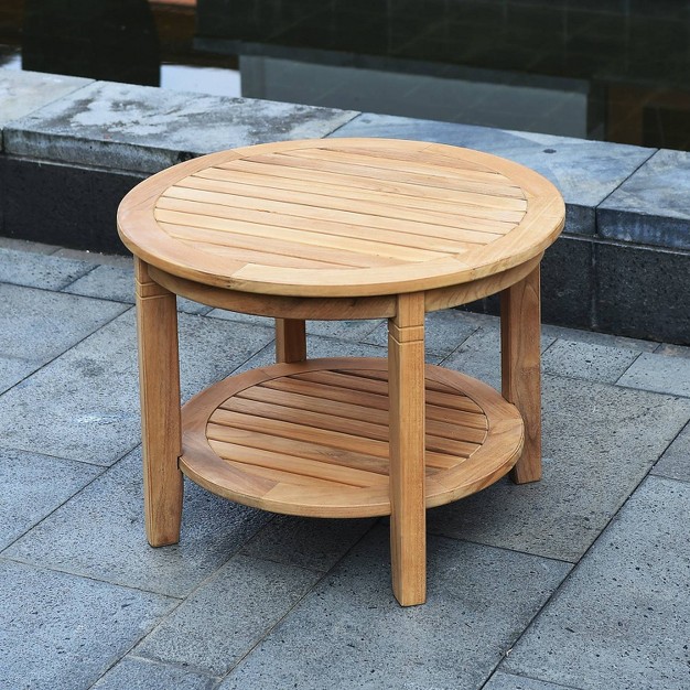 Palma Outdoor Teak Side Table Cambridge Casual