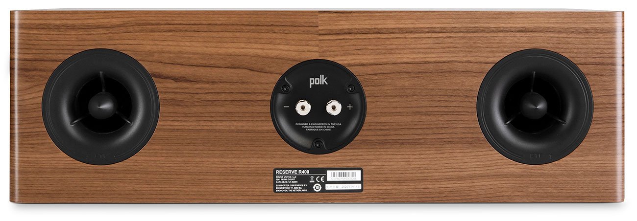 Polk Audio Reserve R400 Walnut Large Center Channel Speaker