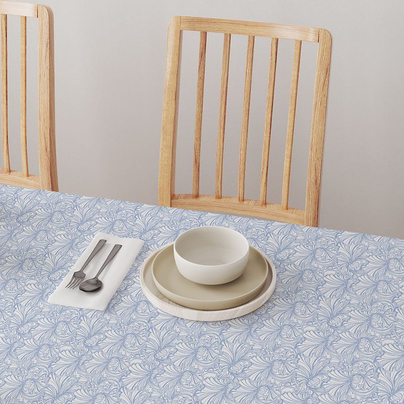 Square Tablecloth， 100% Cotton， 52x52， Floral 143