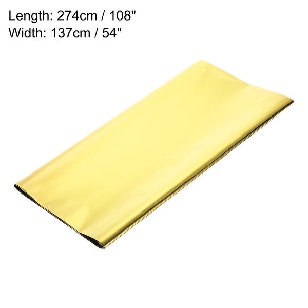 2 Pack Disposable Plastic Tablecloths 54x108