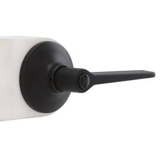 Defiant Freedom Matte Black BedBath Door Lever 32LEX901B