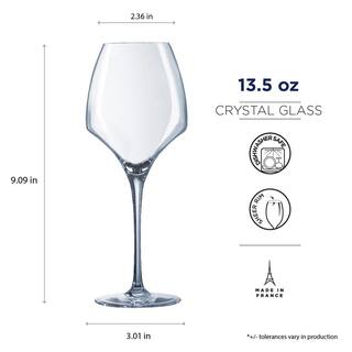 ChefSommelier Open Up 13.5 fl. oz. Universal Stemmed White Wine Glass (Set of 6) Q1052