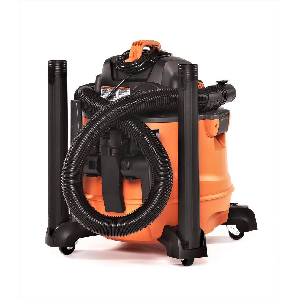 RIDGID 14 Gallon 6.0 Peak HP NXT WetDry Shop Vacuum with Fine Dust Filter Dust Bags Hose Accessories and Car Cleaning Kit HD1401A