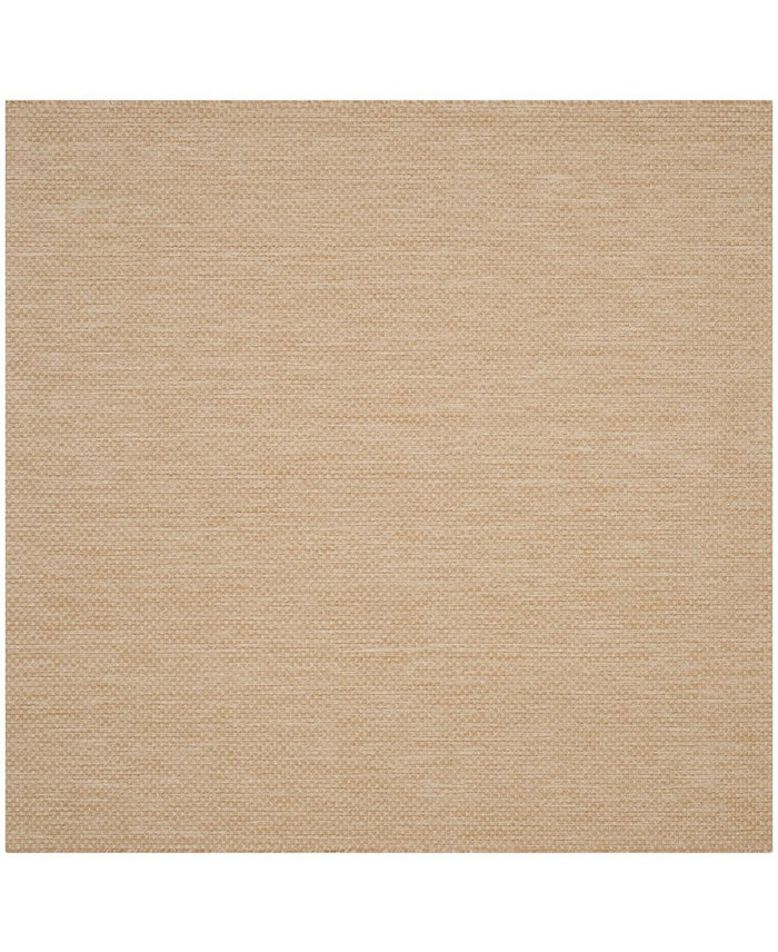 Safavieh Courtyard CY8521 Natural and Cream 6'7 x 6'7 Square Outdoor Area Rug