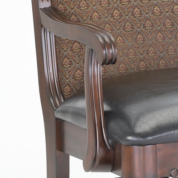 Stetson Carved Brown Accent Chair by Greyson Living