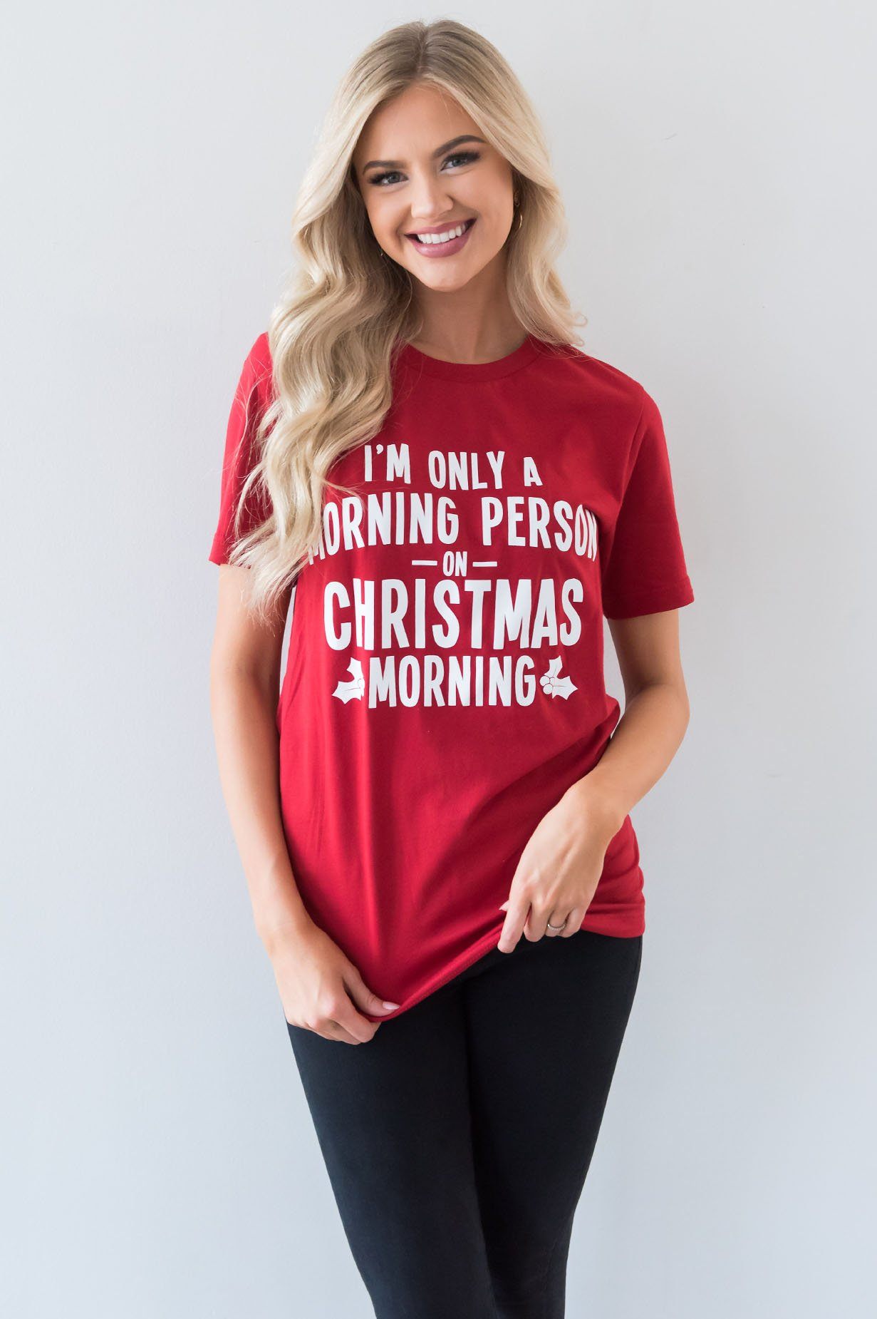 Christmas Morning Modest Tee