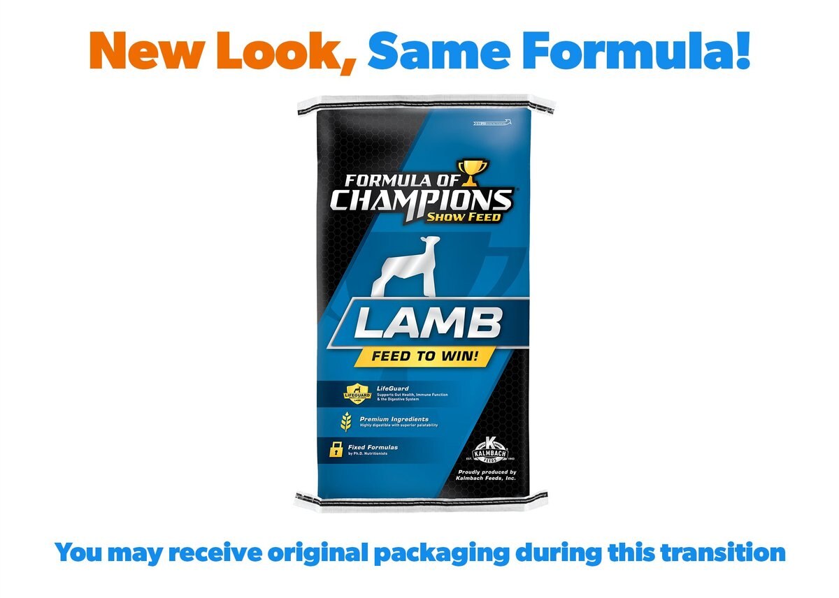 Formula of Champions Power Takeoff Show Lamb Feed， 50-lb bag