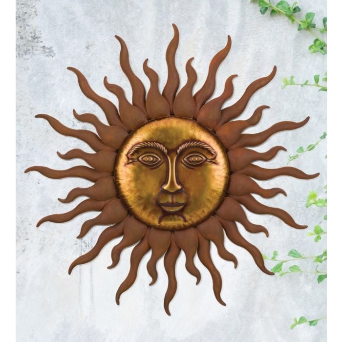 Copper Sun Wall Decor 32\