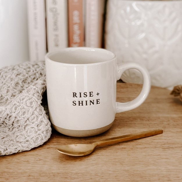 Sweet Water Decor Rise And Shine Stoneware Coffee Mug 14oz