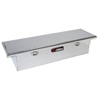 Delta 71.125 Diamond Plate Aluminum Full Size Crossbed Truck Tool Box PAC1357000