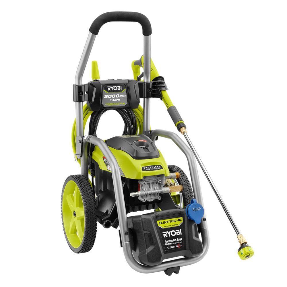 RYOBI 3000 PSI 1.1 GPM Cold Water Electric Pressure Washer RY143011