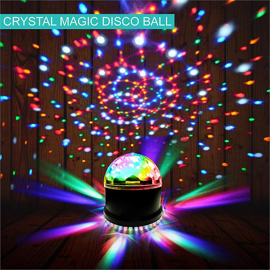 Mini Rgb 5w Crystal Magic Ball Led Stage Lamp Sound Actived Auto Dj Ktv Disco Laser Stage Effect Light Party Christmas Lights